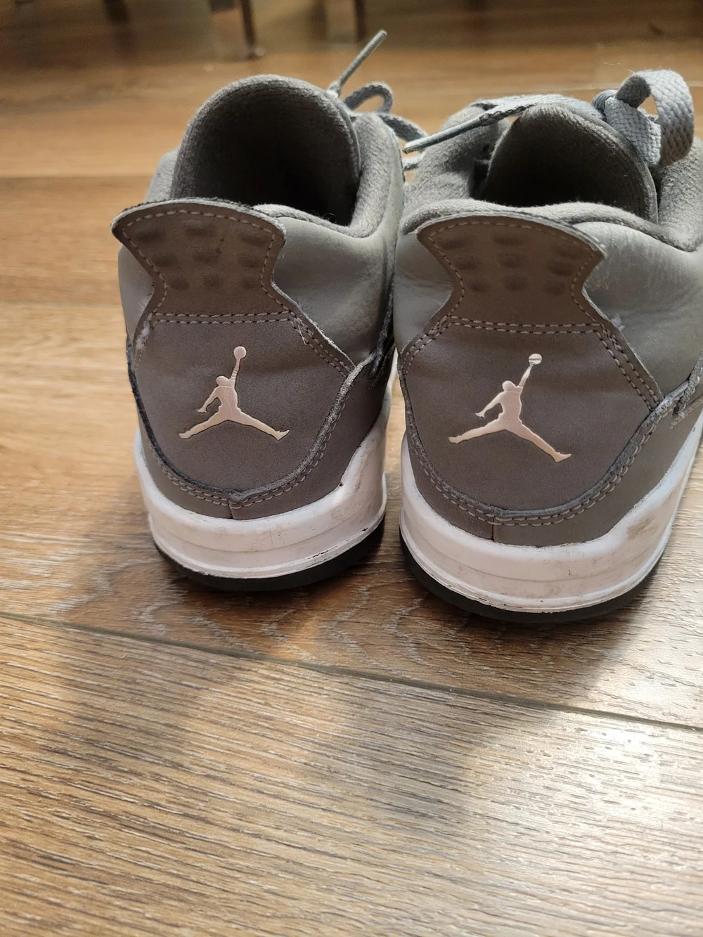 Jordan Gray Retro Lace-Up Sneakers